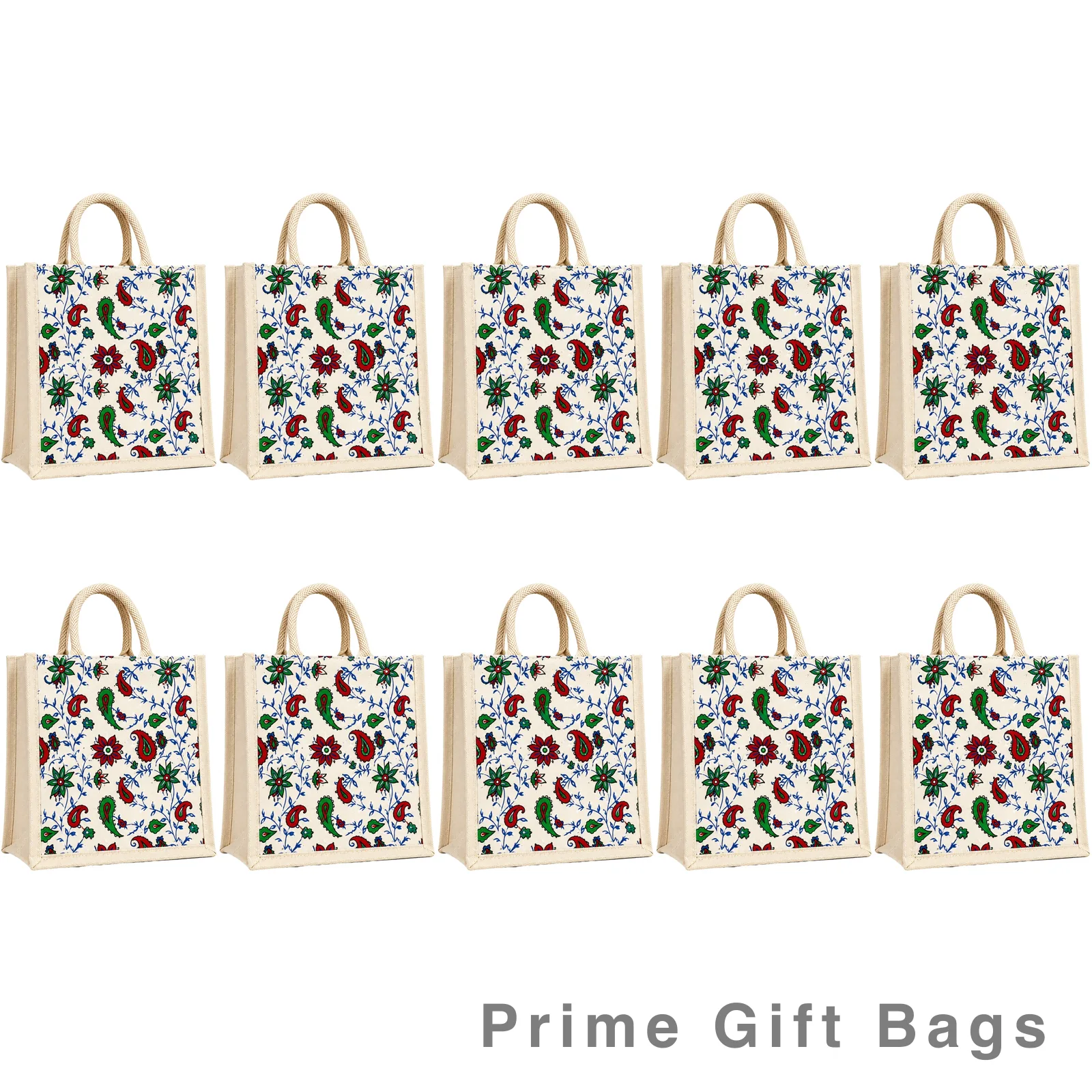 Festiva Paisley Canvas Tote Bag — Festive Reusable Shopper