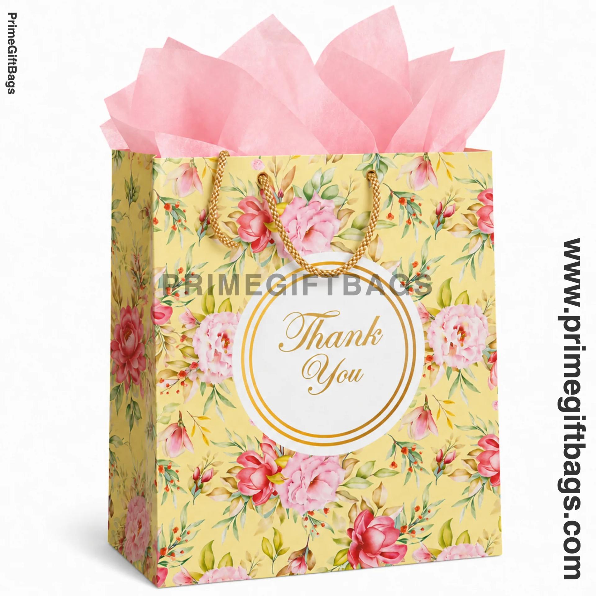 Medium Yellow Paper Bag— Pack of 25