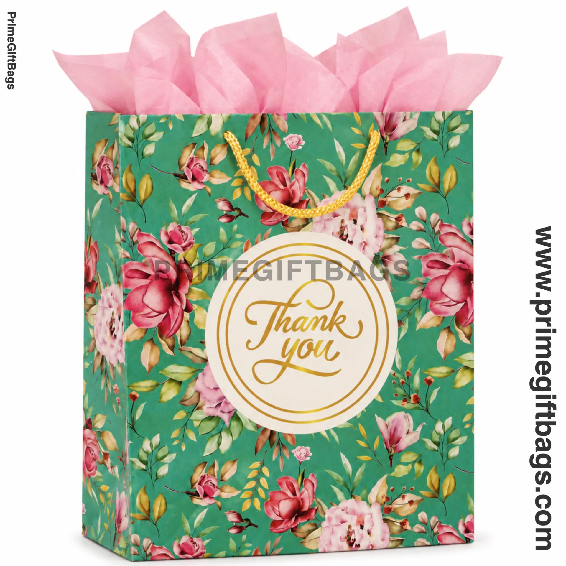 Medium Teal Paper Bag— Pack of 25