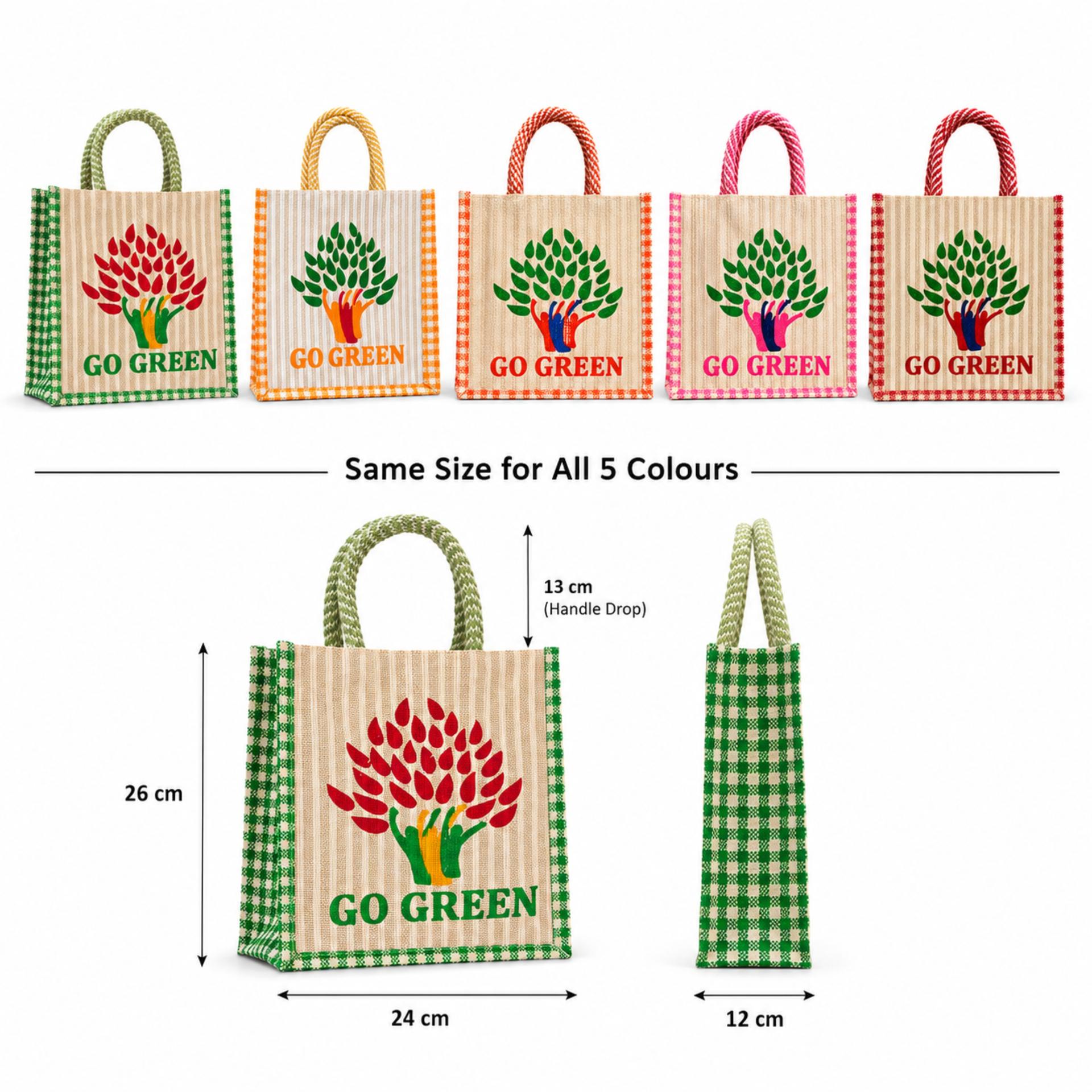 Bright Yellow Plain Canvas Tote Bag — Reusable Shopping Bag