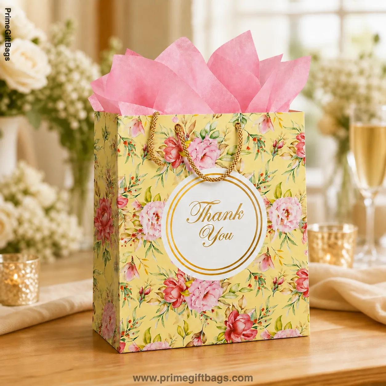 Medium Yellow Paper Bag— Pack of 25