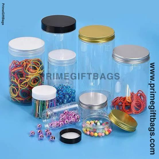 Round Plastic Jars