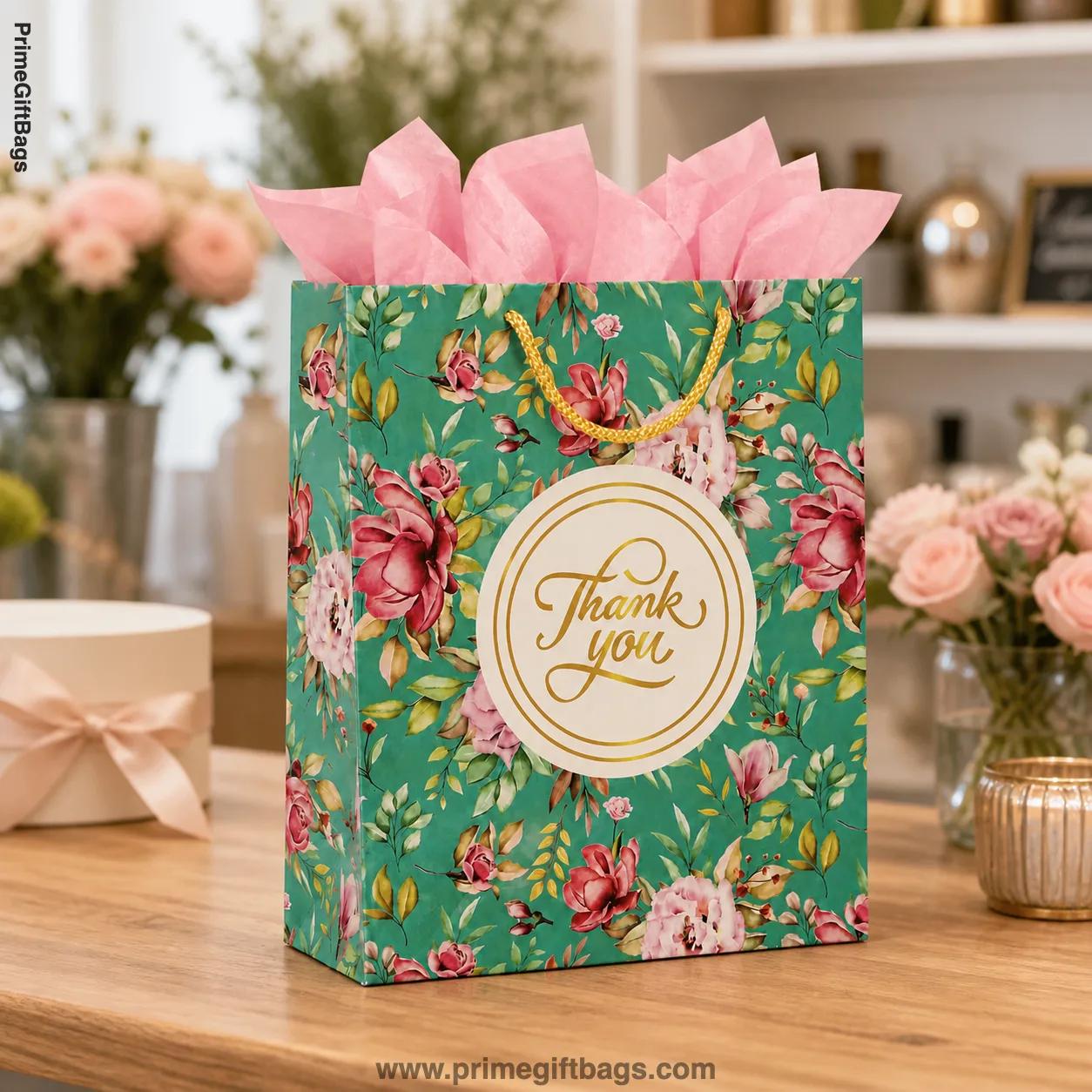 Medium Teal Paper Bag— Pack of 25